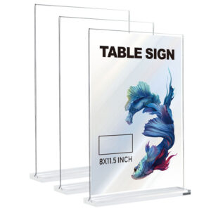 Acrylic Display Stand / Pull-Out Table Sign / Double-Sided Advertising Table Card / Desktop Stand