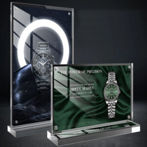 T-shaped strong magnetic acrylic menu display card